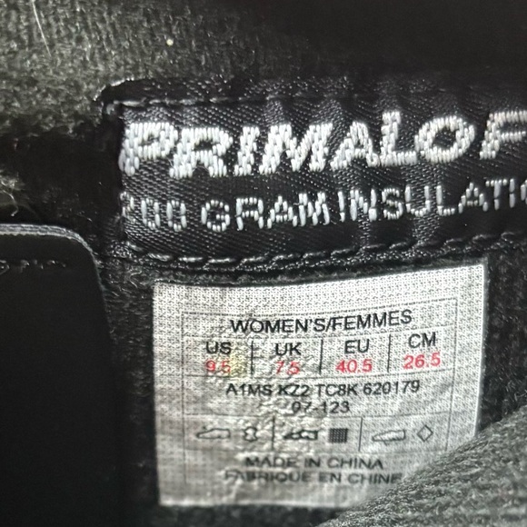 The North Face Black Janey II Snow Boots Size 9.5 - Picture 10 of 11